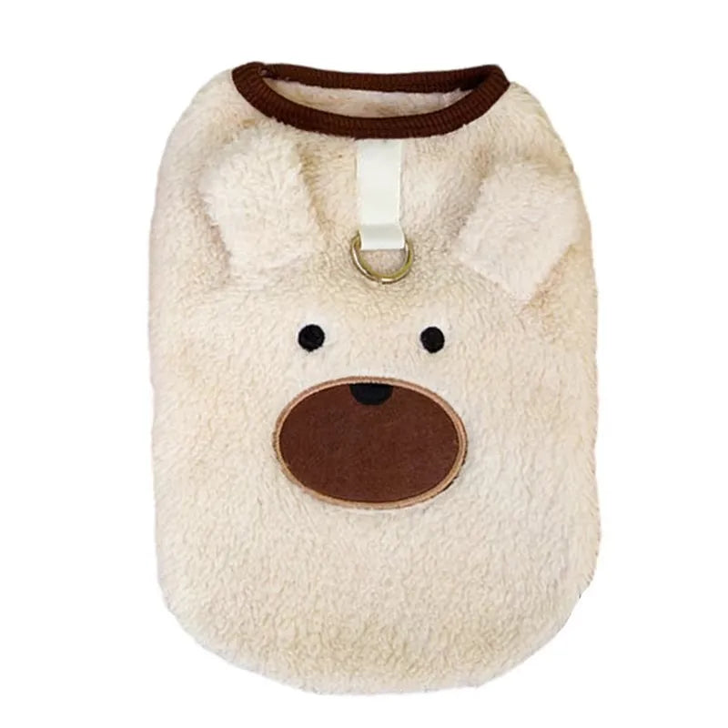 Chaleco de Forro Polar para Perros Pequeños – Ropa de Invierno Cálida y Cómoda